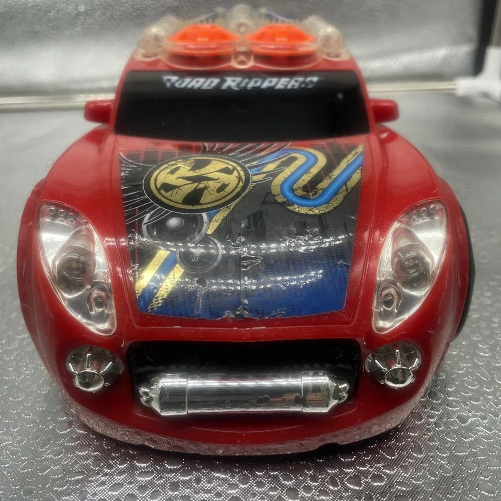 Toy State Road Rippers Red Sports Muscle Car Tested Lights Sounds Working